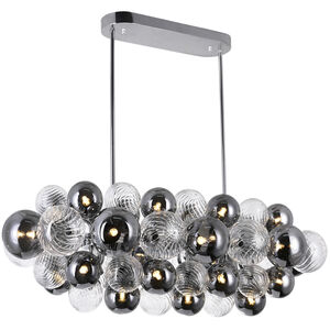 Pallocino LED 39 inch Chrome Island/Pool Table Light Ceiling Light