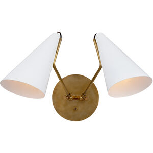 AERIN Clemente 2 Light 16.75 inch Wall Sconce