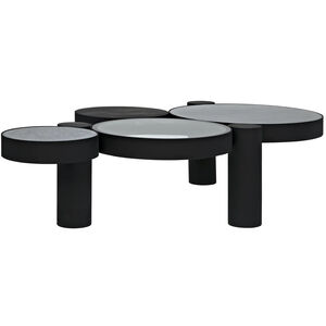 Trypo 68 X 42 inch Matte Black Coffee Table