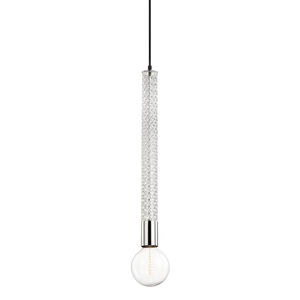 Pippin 1 Light 5 inch Polished Nickel Pendant Ceiling Light