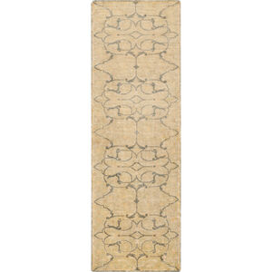 Ainsley 96 X 30 inch Moss, Dark Brown, Beige, Tan Rug