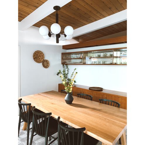 Stella 6 Light 28 inch Old Bronze Chandelier Ceiling Light