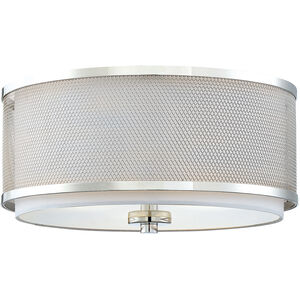 Modern 3 Light 14.75 inch Flush Mount