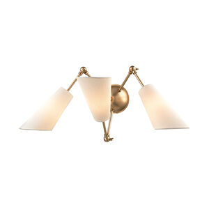 Buckingham 3 Light 27.00 inch Swing Arm Light/Wall Lamp