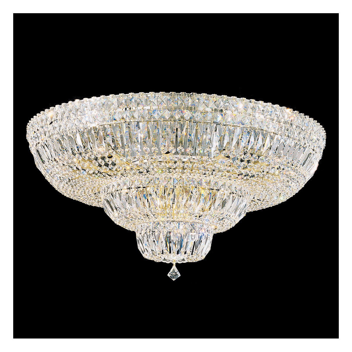 Petit Crystal Deluxe 21 Light 0.00 inch Flush Mount