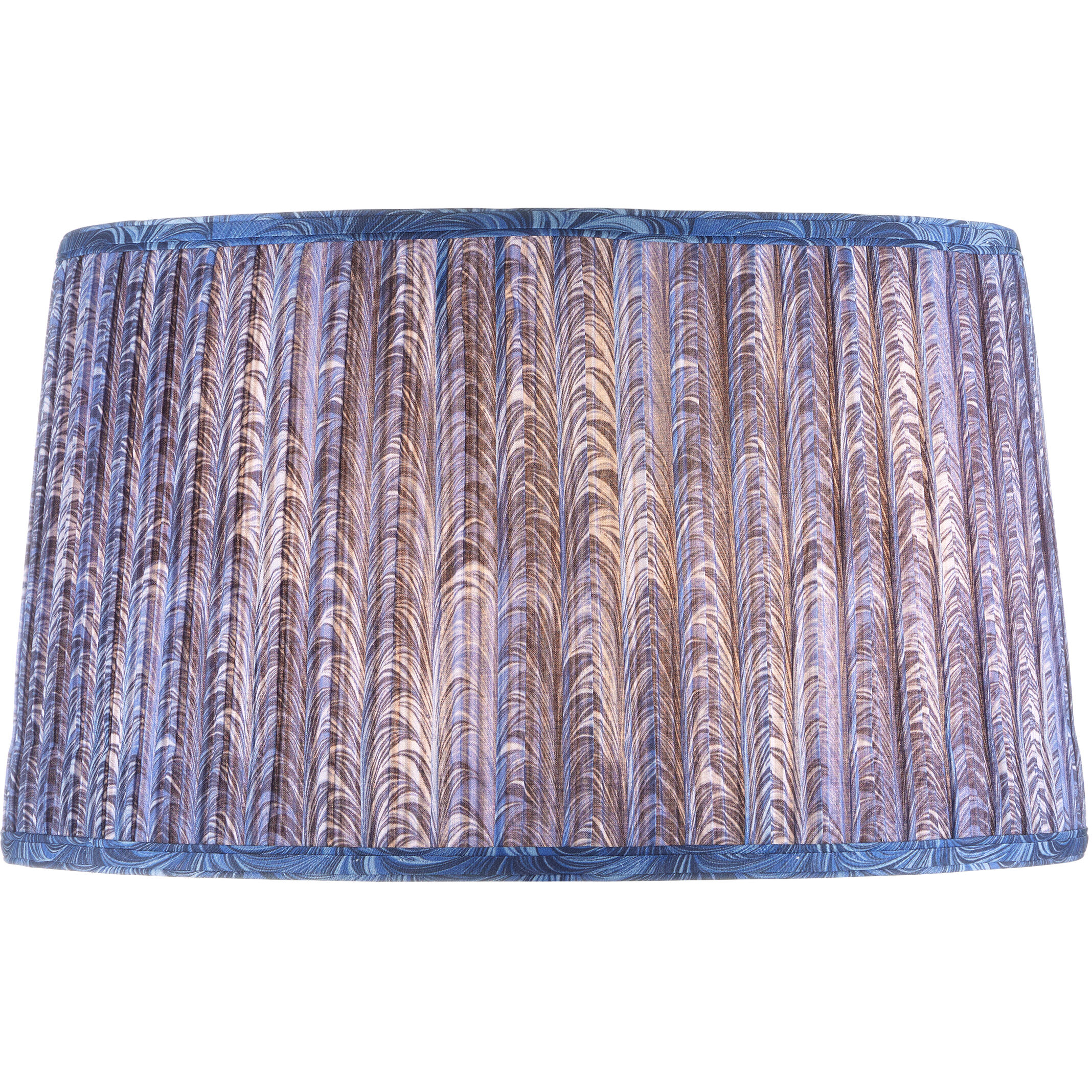 Pembrook Blue Tapered Lamp Shade