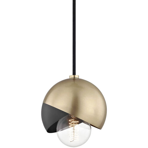 Emma 1 Light 6 inch Aged Brass Pendant Ceiling Light