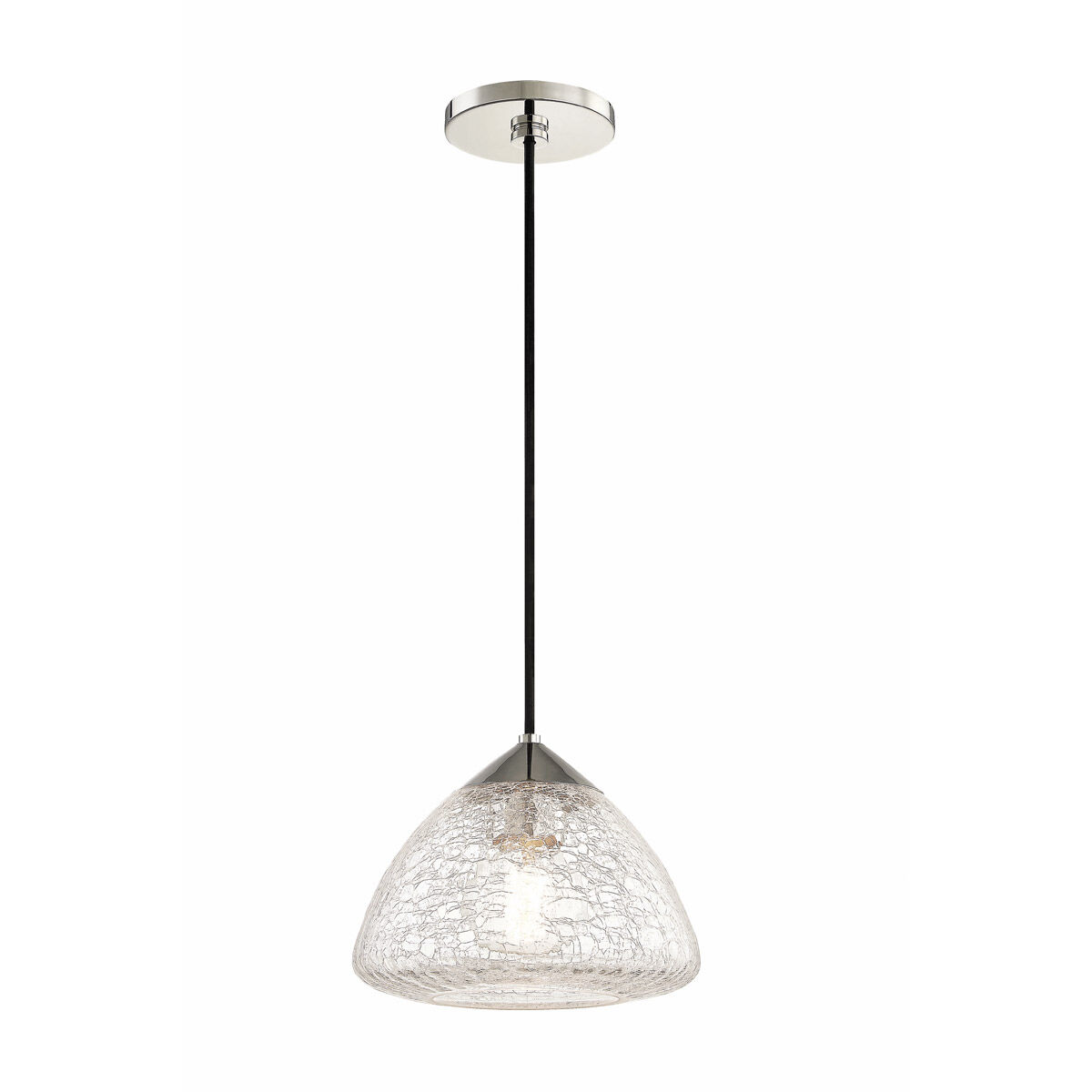 Maya 1 Light 9 inch Polished Nickel Pendant Ceiling Light