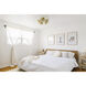 Alyssa 5 Light 24 inch Aged Brass Semi Flush Ceiling Light