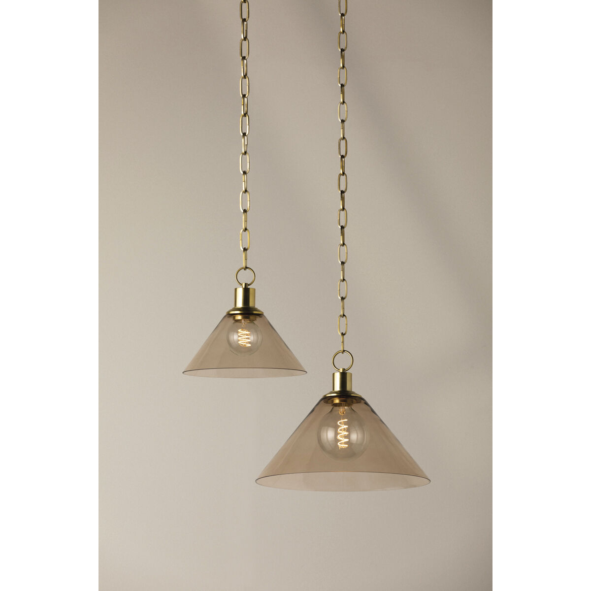 Anniebee 1 Light 10.5 inch Aged Brass Pendant Ceiling Light
