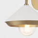 Marnie 1 Light 8 inch Aged Brass Wall Sconce Wall Light