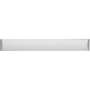 Signature 1 Light 36 inch Brushed Steel Vanity Light Wall Light, Large