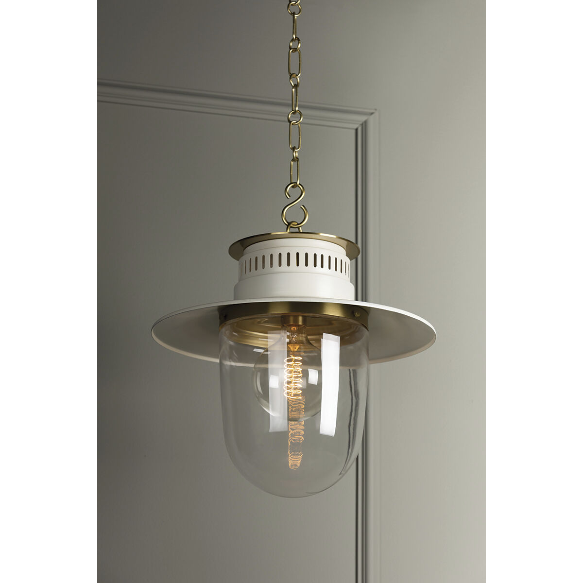 Nori 1 Light 13 inch Aged Brass Pendant Ceiling Light