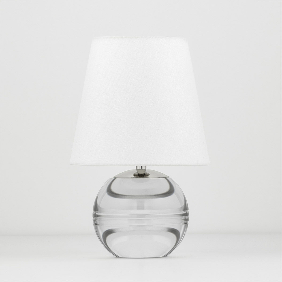 Nicole 13 inch 60 watt Polished Nickel Table Lamp Portable Light