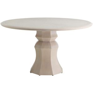 Kinsley 54 inch Light Beige Burl and Light Beige Dining Table