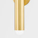 Taylor 2 Light Aged Brass Wall Sconce Wall Light 