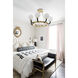 Naomi 27 inch 75 watt Black Lustro / Gold Leaf Combo Table Lamp Portable Light