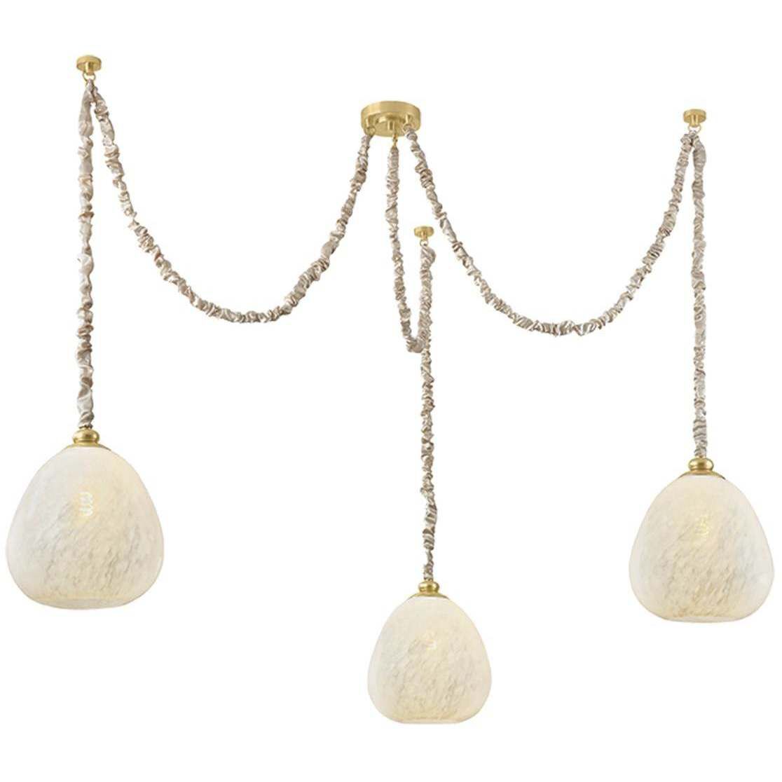 Remi 3 Light 67.5 inch Aged Brass Chandelier Ceiling Light