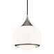 Reese 1 Light 10 inch Polished Nickel Pendant Ceiling Light