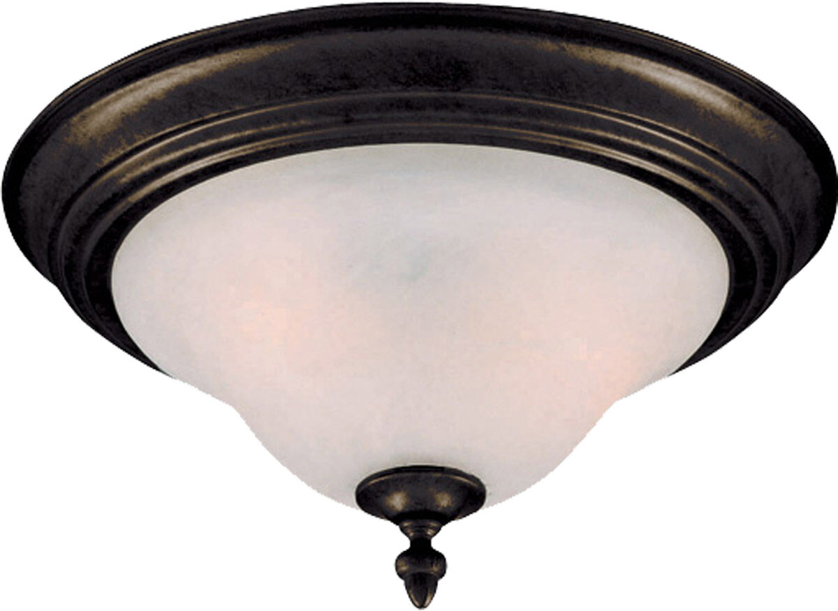 Pacific 2 Light 13 inch Kentucky Bronze Flush Mount Ceiling Light