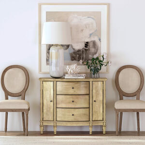 Sheffield 3 Drawer 2 Drawer Accent Cabinet in Beige