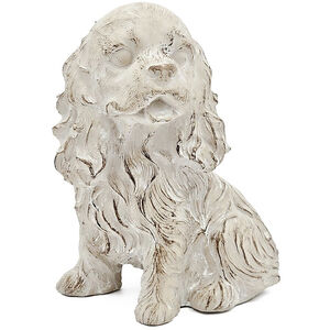 Sitting Cocker Spaniel Beige Figurine