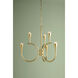 Aviana 6 Light 27 inch Aged Brass Chandelier Ceiling Light