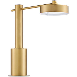 Dialect 21.75 inch 10 watt Brushed Brass/Brushed Nickel Desk Lamp Portable Light