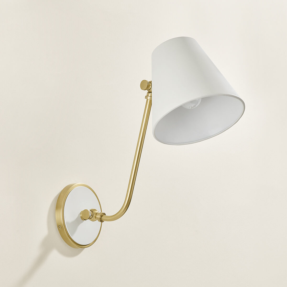 Georgann 1 Light 7 inch Aged Brass/Soft White Wall Sconce Wall Light