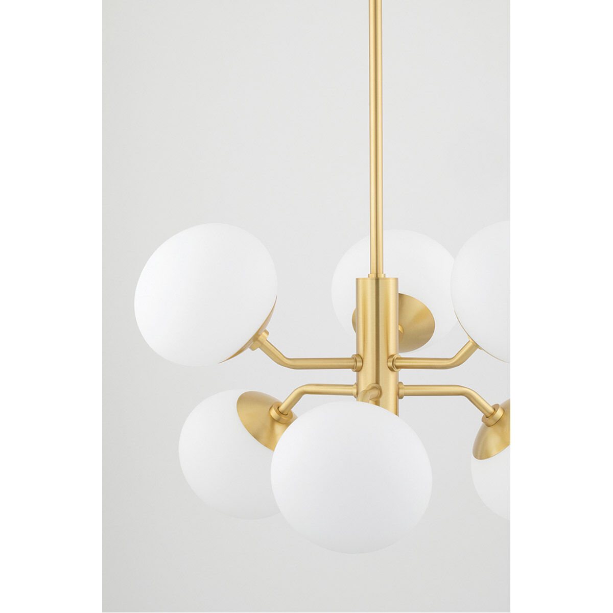 Estee 6 Light 28 inch Aged Brass Chandelier Ceiling Light