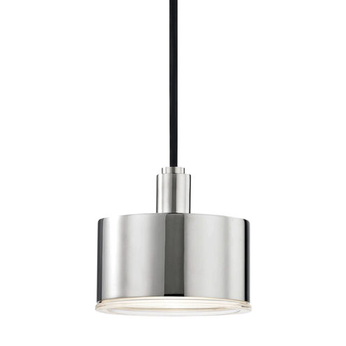 Nora LED 5 inch Polished Nickel Pendant Ceiling Light