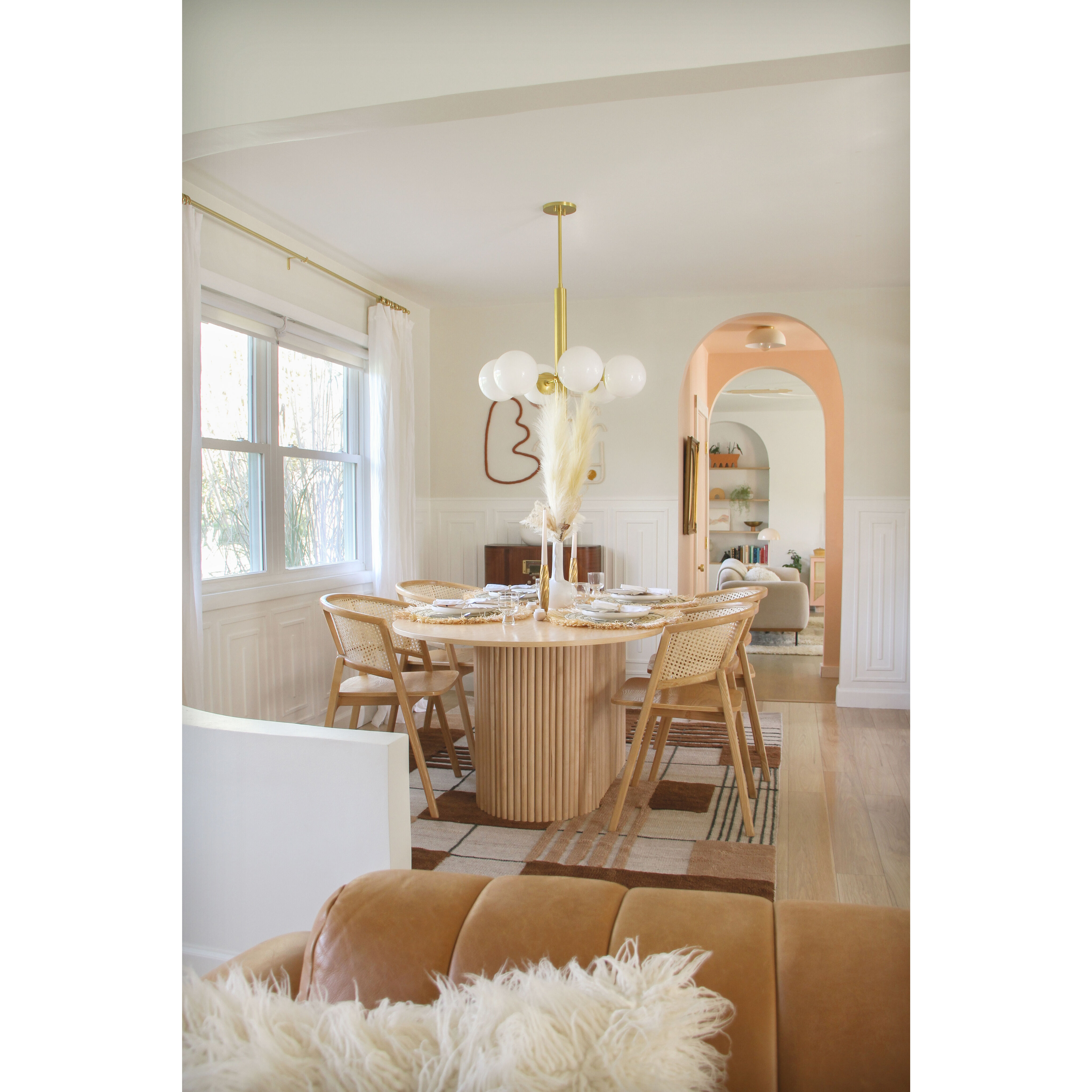 Stella 6 Light 28 inch Aged Brass Chandelier Ceiling Light