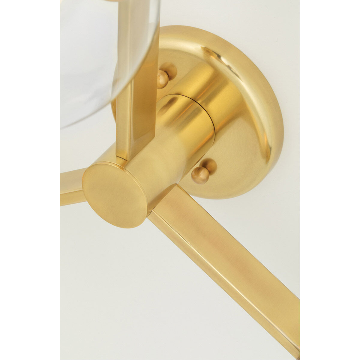 Bryce 3 Light 18 inch Aged Brass Semi Flush Ceiling Light