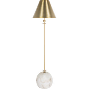 Vivianna 35.5 inch Antique Brass / Natural Tiled Alabaster Table Lamp Portable Light