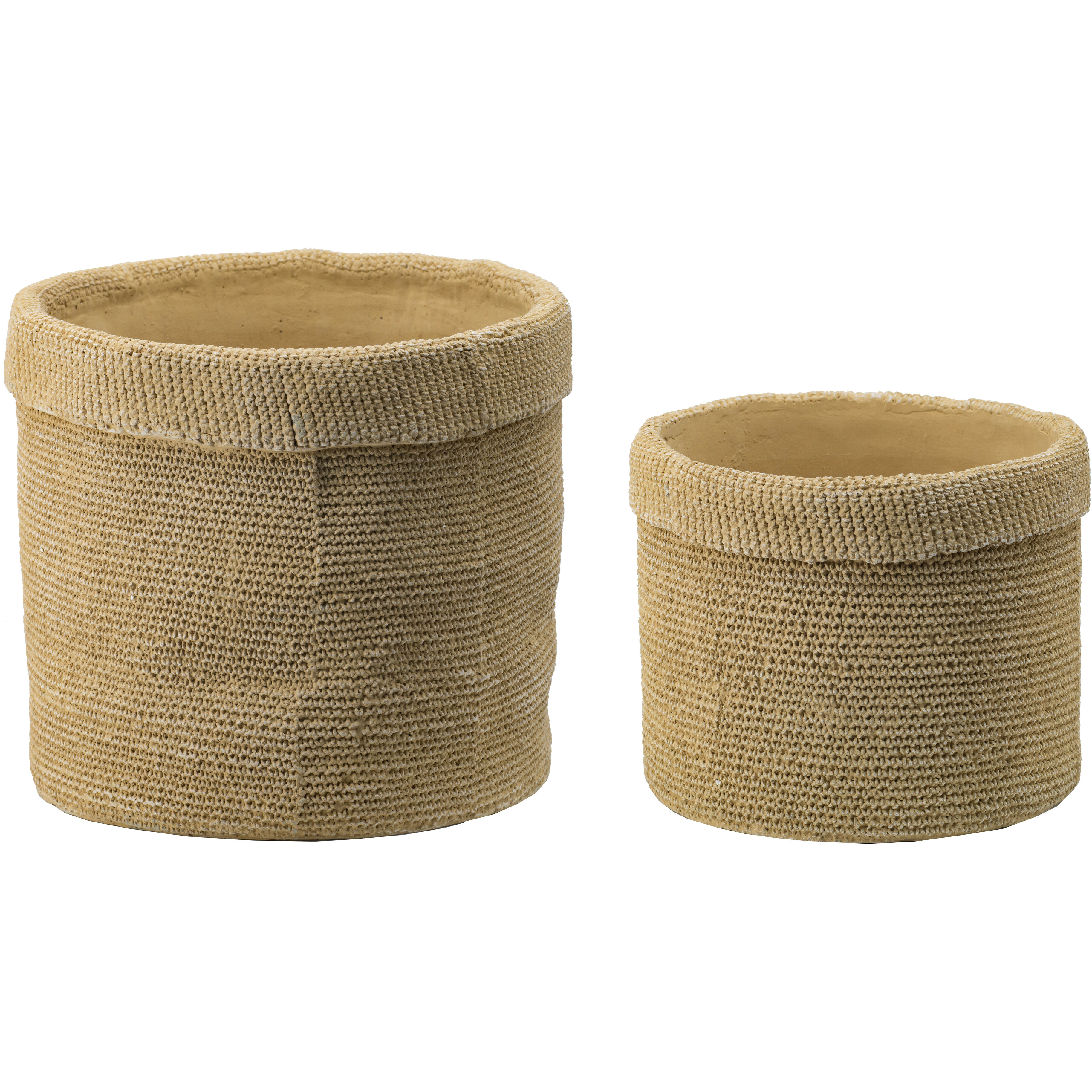 Woven Natural Outdoor Planter