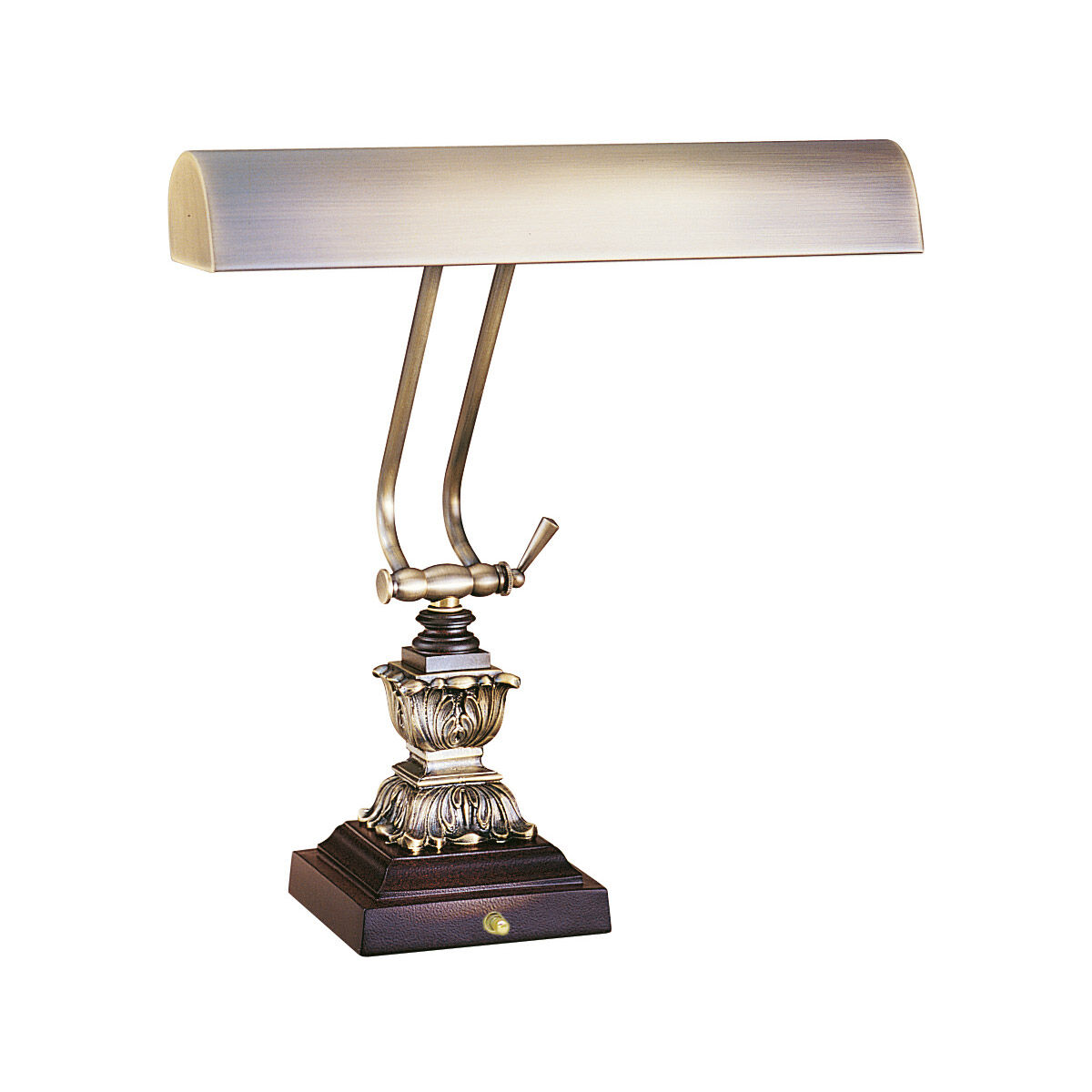 Piano/Desk 15 inch 40 watt Antique Brass Piano/Desk Lamp Portable Light in 14.75, Square