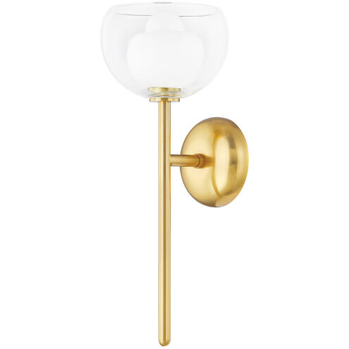 Cortney 1 Light 6.75 inch Aged Brass Wall Sconce Wall Light