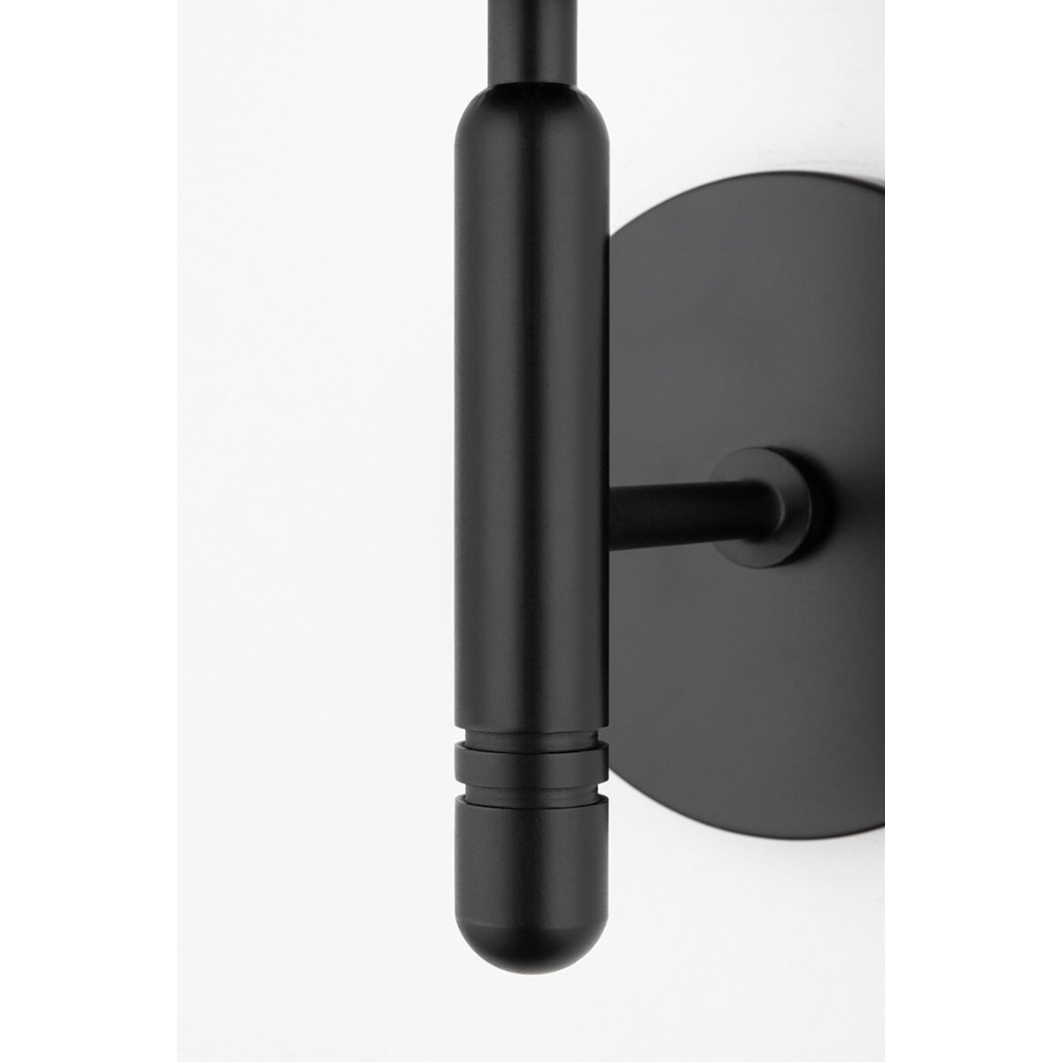 Mina LED 5 inch Glossy Black Wall Sconce Wall Light