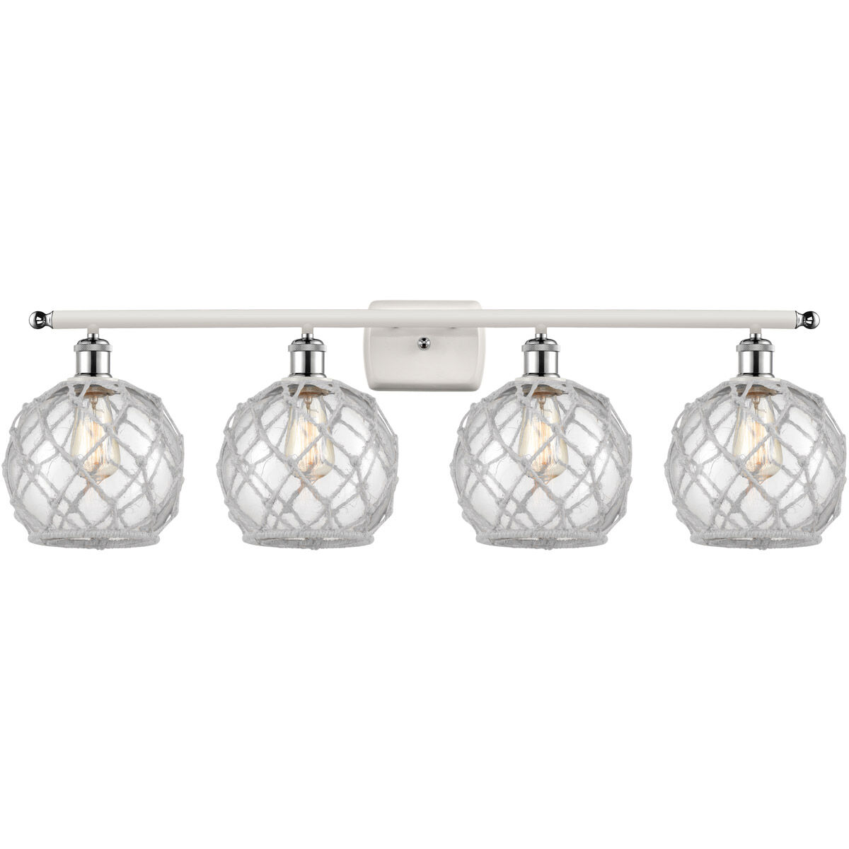 Ballston Farmhouse Rope 4 Light 36.00 inch Bathroom Vanity Light