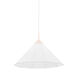 Gloria 1 Light 20 inch Blush Pendant Ceiling Light