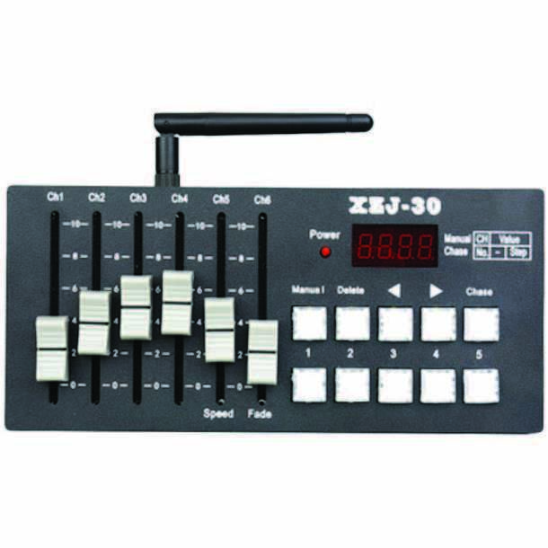 DMX Control 10.00 watt Black Slider Controller