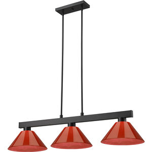 Cobalt 3 Light 14.00 inch Billiard Light