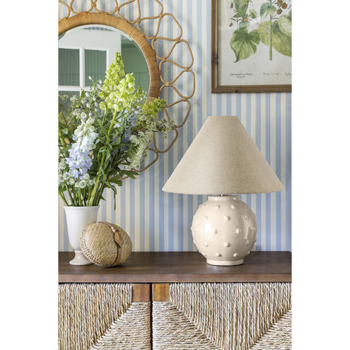 Annabelle 18 inch 60.00 watt Aged Brass and Ivory Table Lamp Portable Light