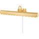 Fifi 75 watt 30.31 inch Aged Brass Picture Light Wall Light