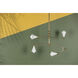 Hikari 4 Light 28 inch Aged Brass/Soft White Chandelier Ceiling Light