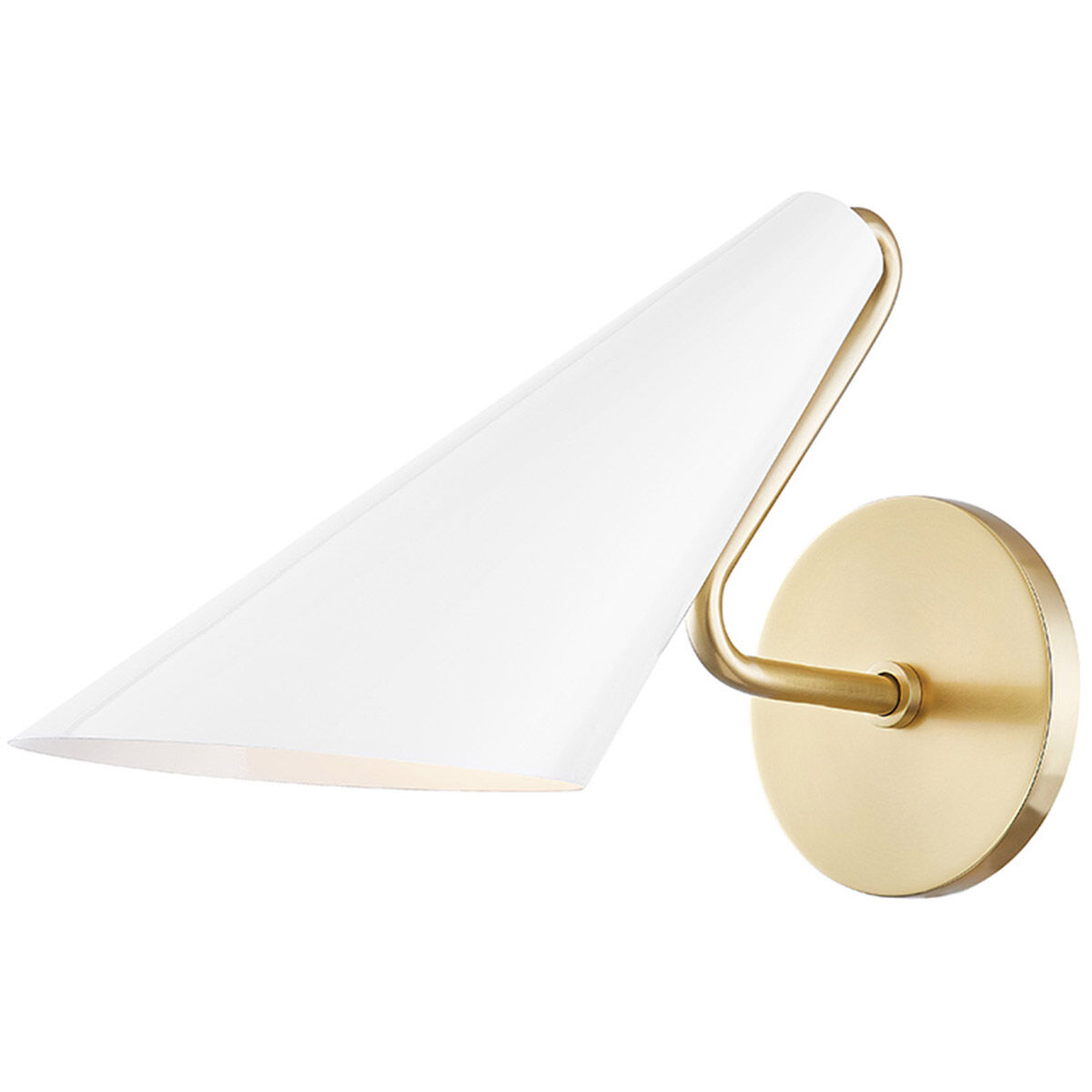 Talia 1 Light 5 inch Aged Brass/Dove Gray Wall Sconce Wall Light