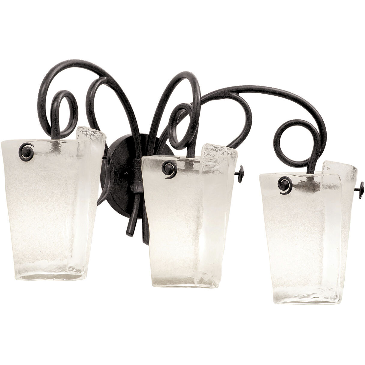 Kalco Tribecca 3 Light 24 inch Tortoise Shell Bath Light Wall Light in ANTQ 4283TO/ANTQ - Open Box