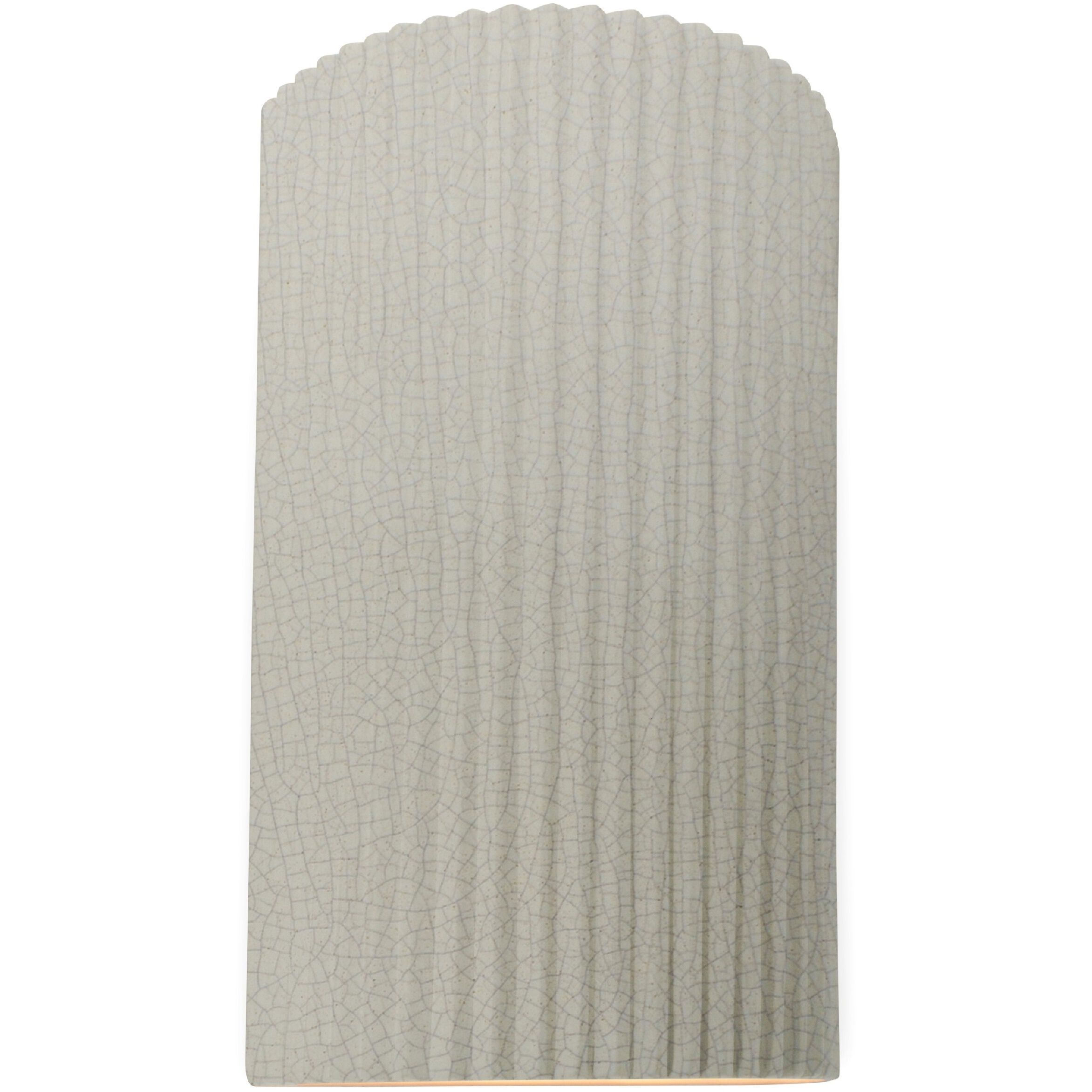 Ambiance LED 7.75 inch White Crackle ADA Wall Sconce Wall Light