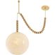 Makena 1 Light 12 inch Aged Brass Pendant Ceiling Light