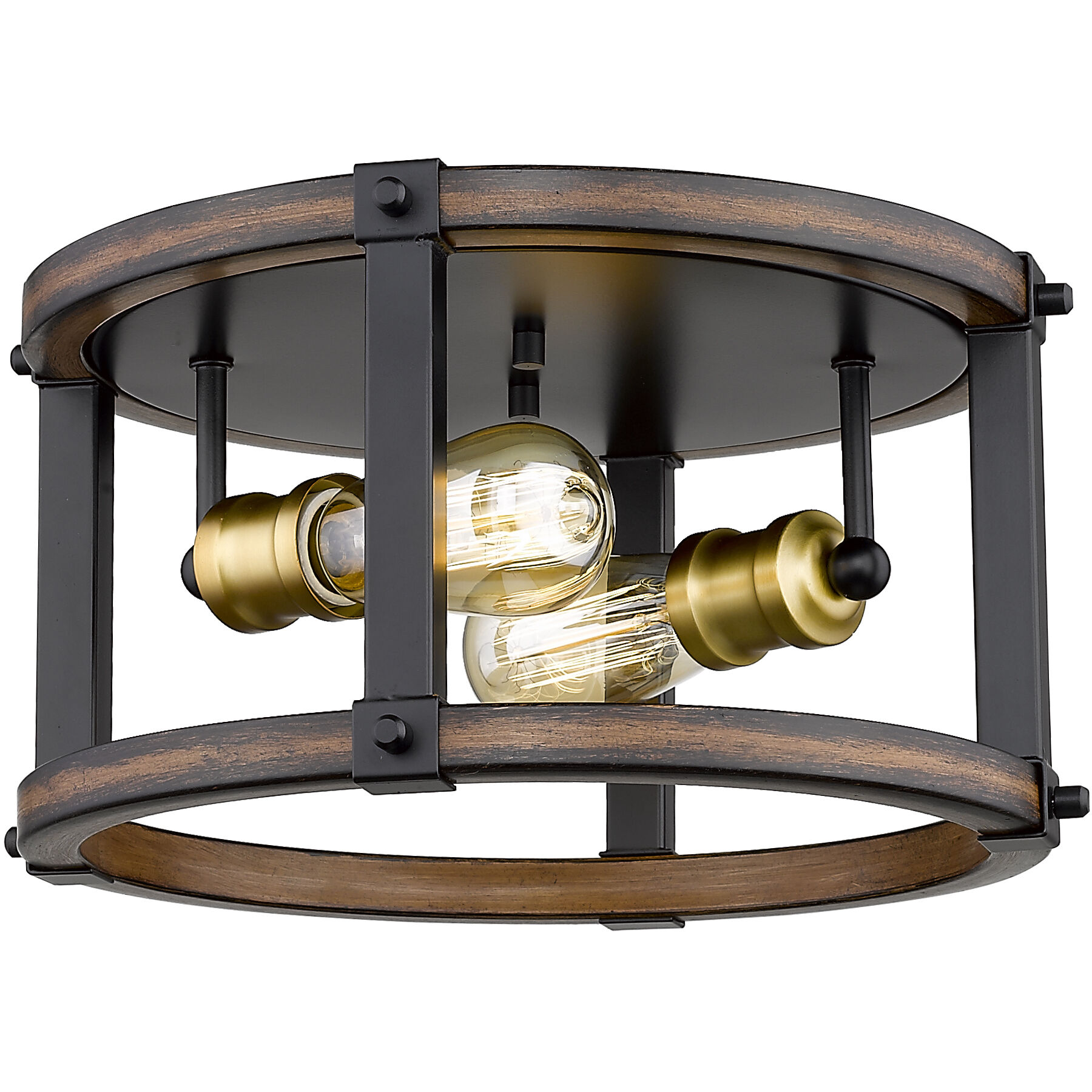 Kirkland 2 Light 12.75 inch Flush Mount